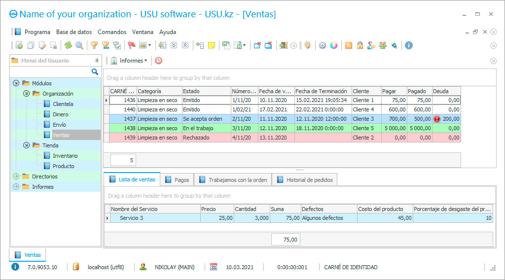 Crm para la empresa de limpieza