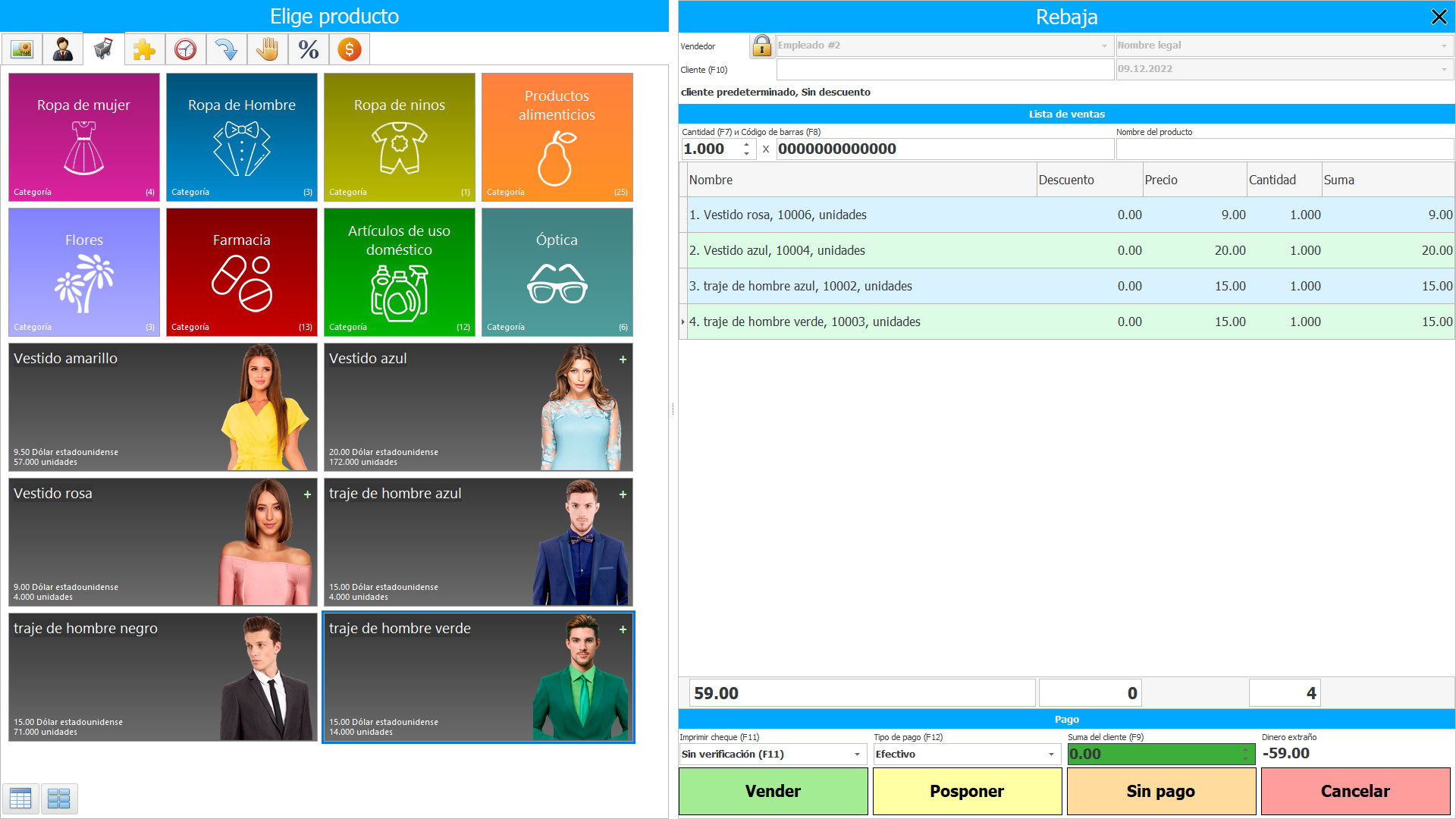 Programa para contabilidad de clientes.